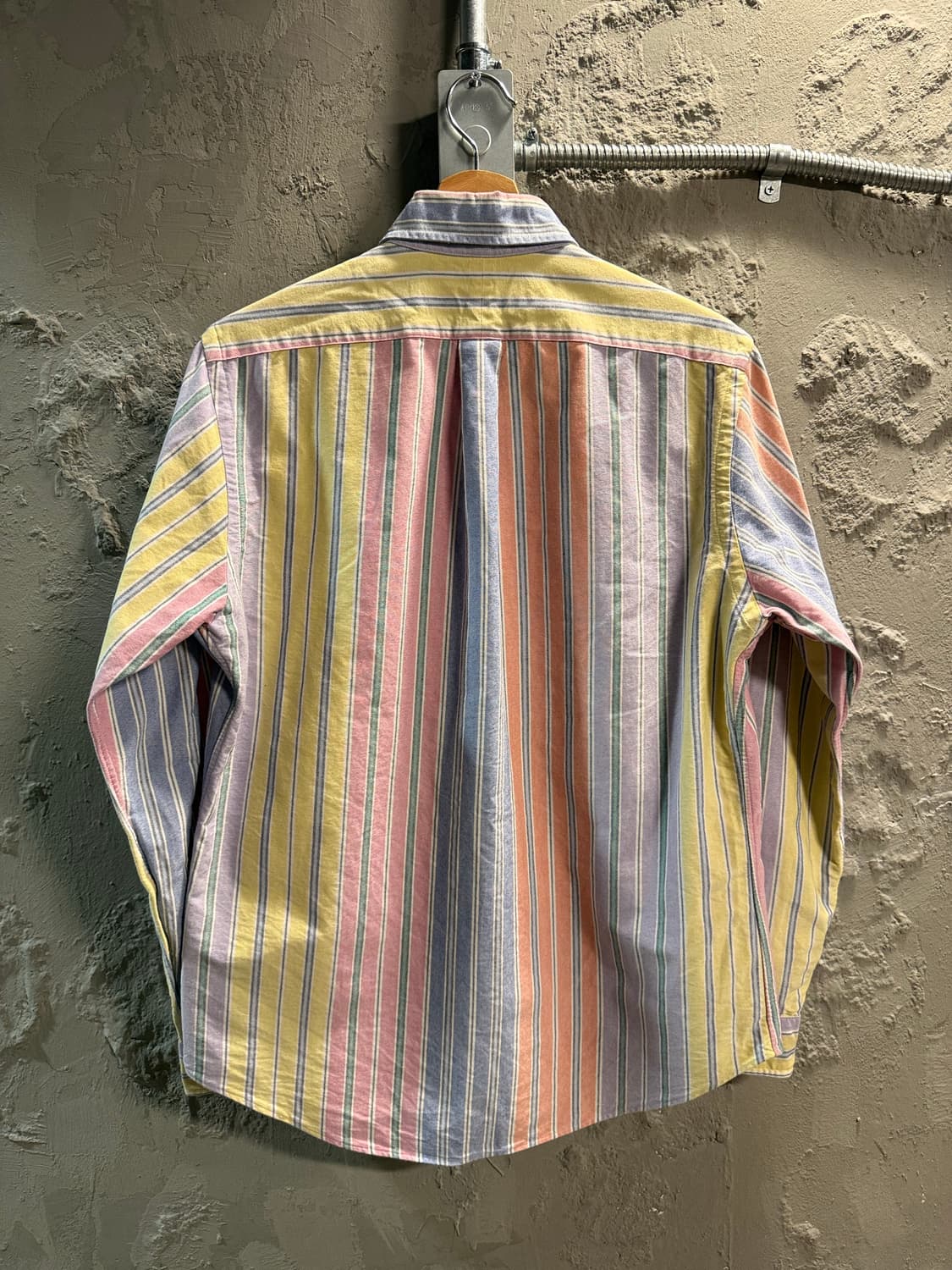 S 폴로 랄프로렌 POLO 클래식핏 멀티 스트라이프 셔츠 파스텔 상품이미지5