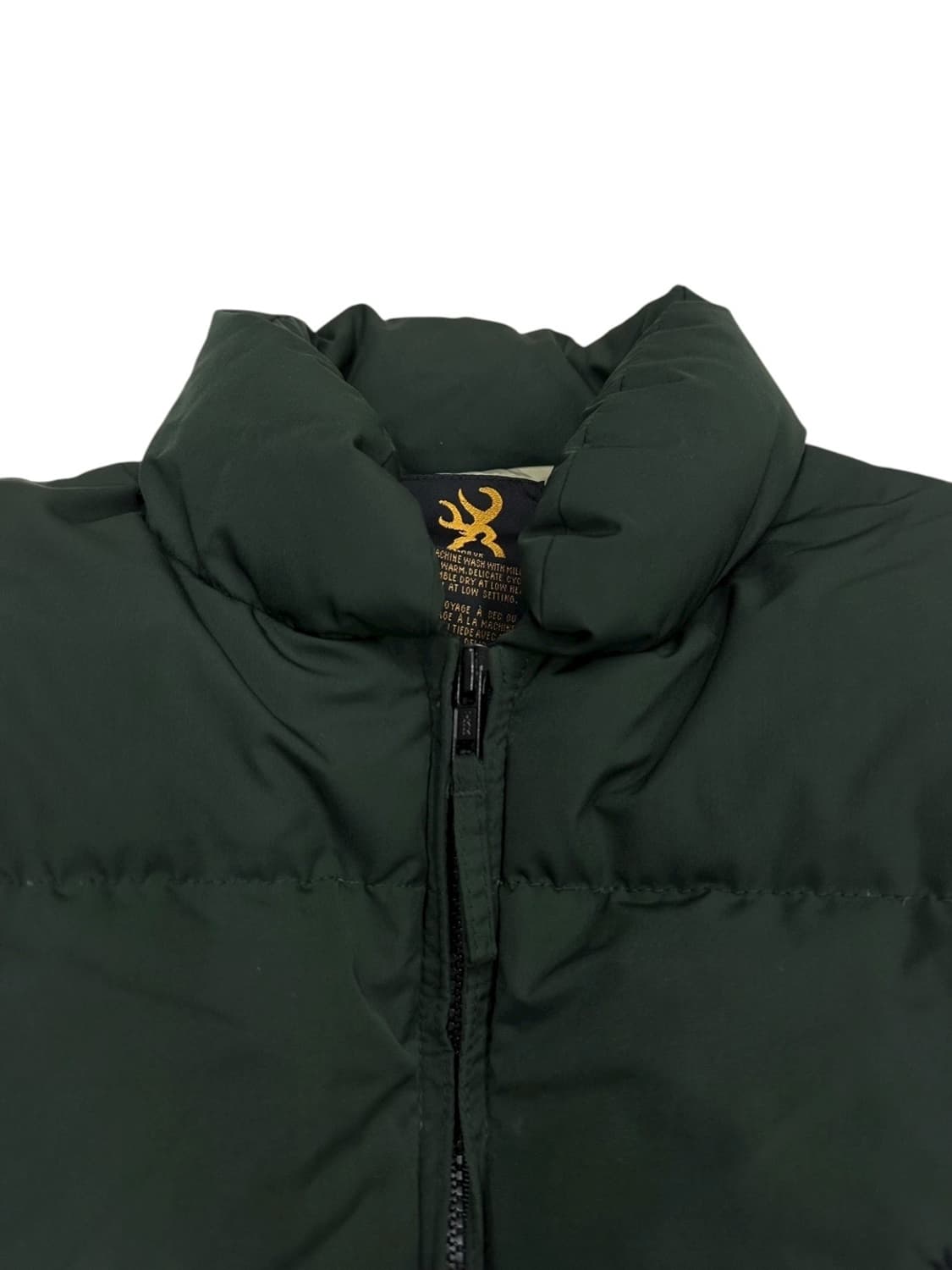 브라우닝암즈컴퍼니 구스다운 패딩 그린 (L~2XL) 상품이미지3