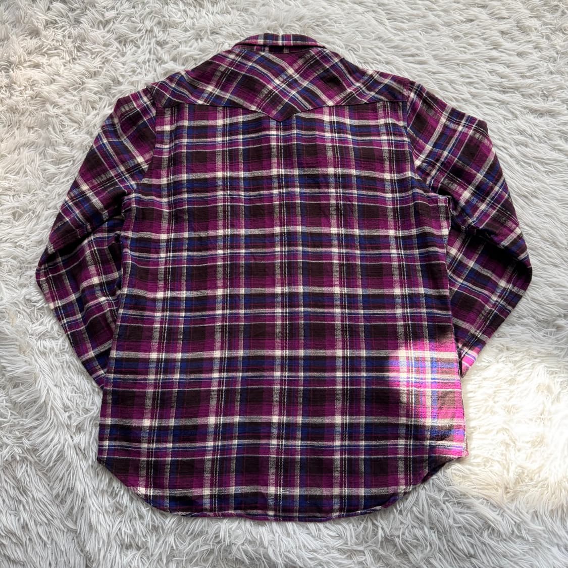 SD 일본빈티지 노드셔츠 y2k 빈티지셔츠 캐피탈 맛 체크셔츠 l 100 상품이미지3