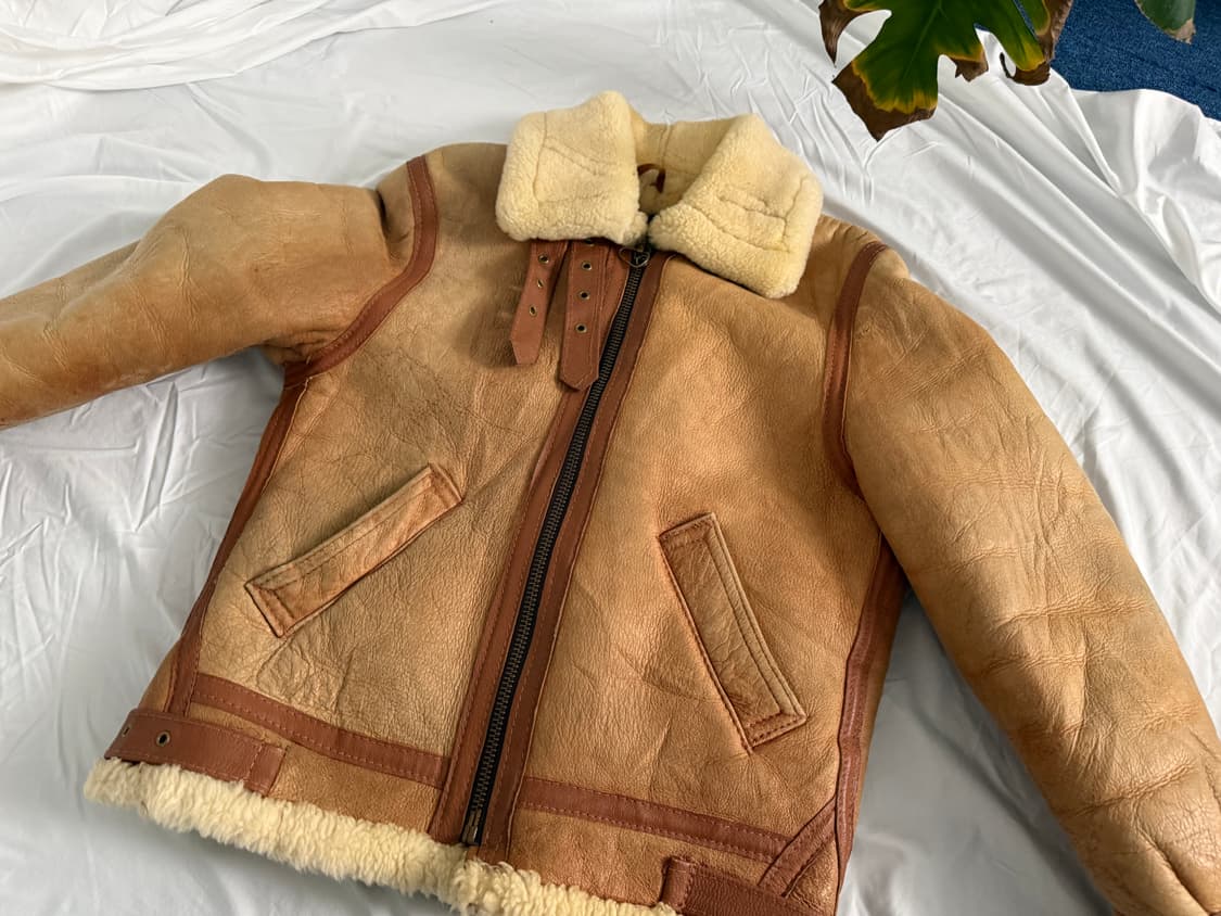 Schott B-3 무스탕 자켓 (Made in USA) 상품이미지9