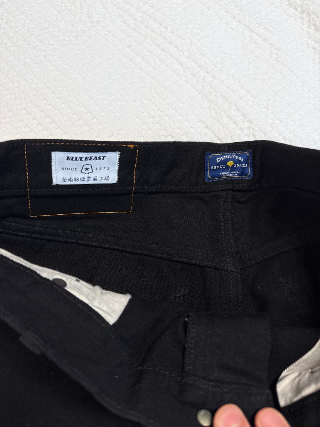 데밀 lot.026 헐리우드 슬림데님 더블블랙 원워시(34) 상품이미지3