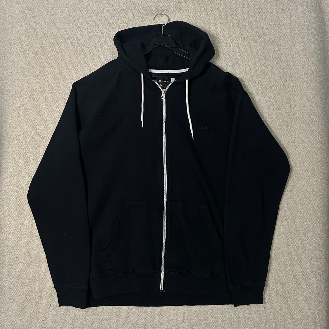 (XXL) 퀵실버 블랙 후드집업 상품이미지1