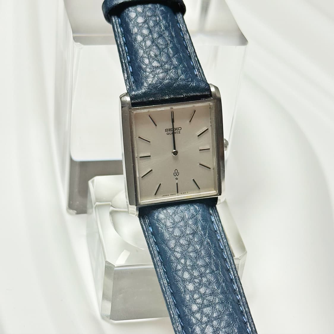 80's90's 빈티지 세이코 미니멀 실버 스퀘어 탱크 워치 상품이미지2
