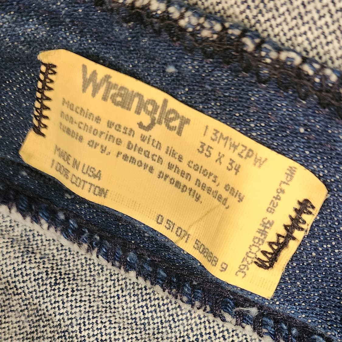 80s 오리지날 USA랭글러 데님팬츠 상품이미지7