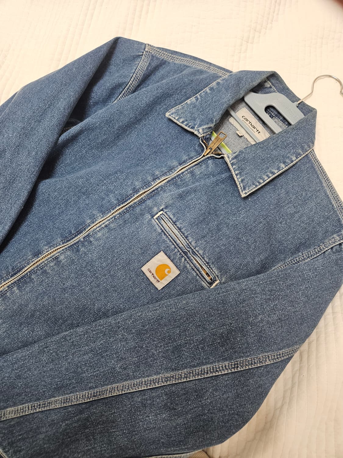 칼하트 WIP 디트로이트 데님 자켓 M 상품이미지4