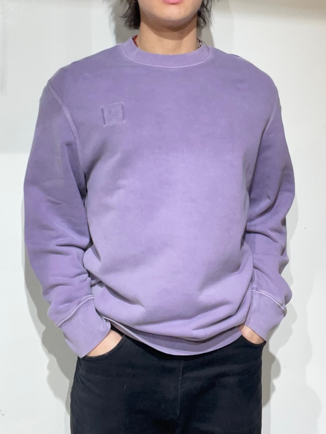 칼하트 피그먼트 퍼플 스웻셔츠 상품이미지1