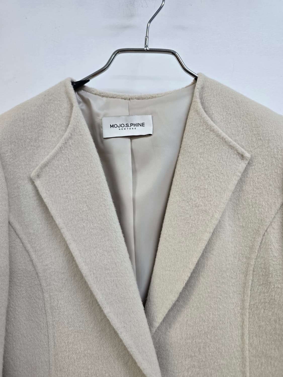 모조에스핀 캐시미어블랜딩 핸드메이드 롱코트 상품이미지2