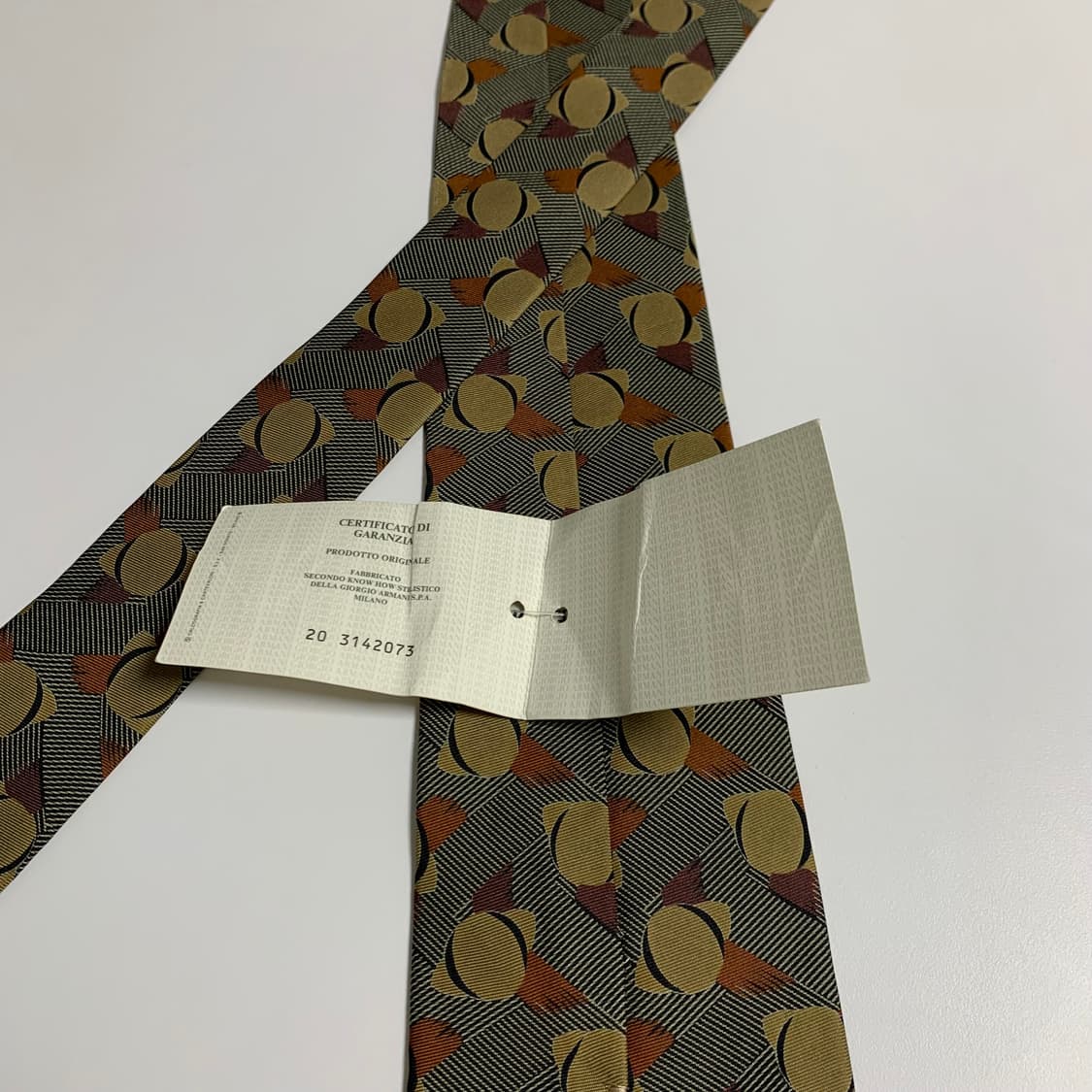 조르지오 아르마니 택 달린 미사용품 명품넥타이 100실크 A+ 9.5cm 상품이미지6