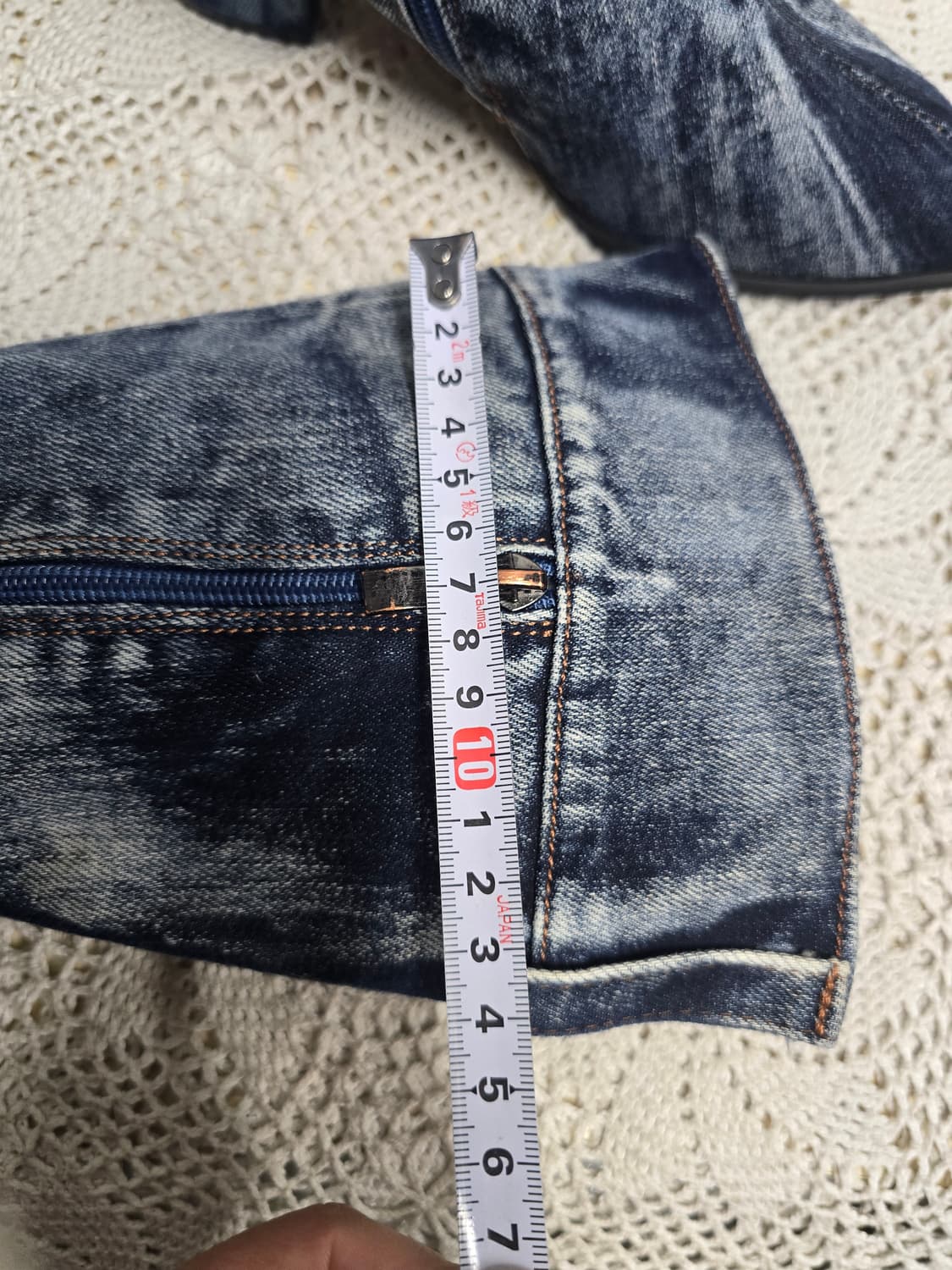 새상품)데님 롱 부츠 235 상품이미지4