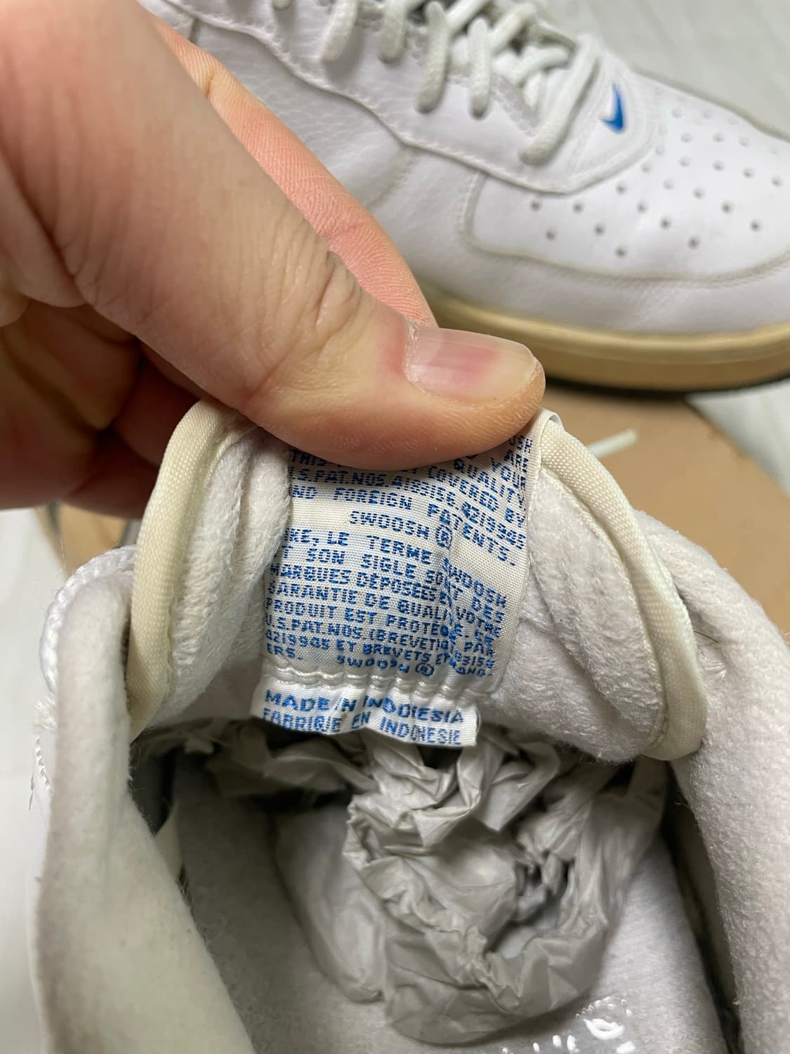 나이키 에어포스 올드포스 97년산 초레어 290 상품이미지6