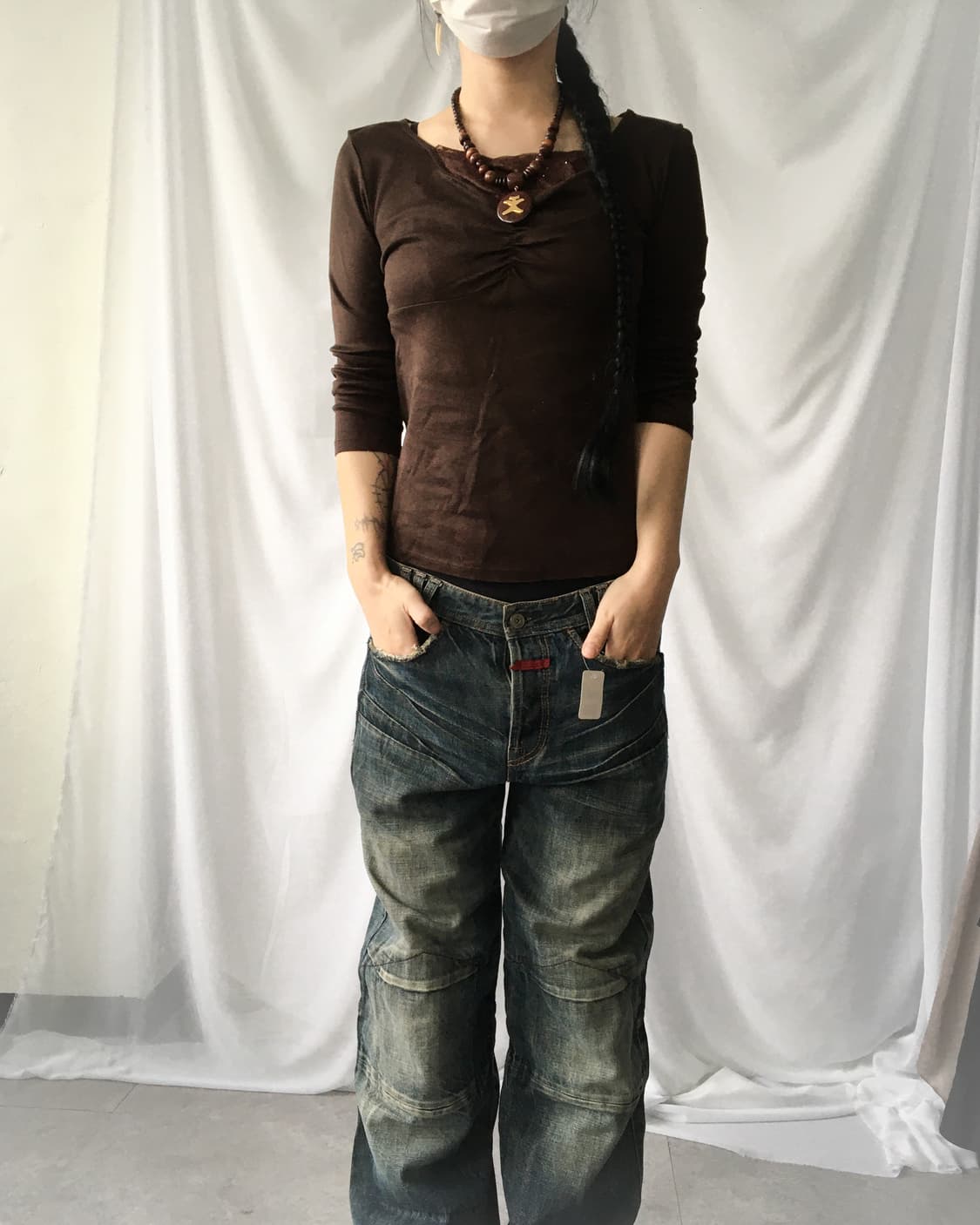 Lace point sleeve 상품이미지1