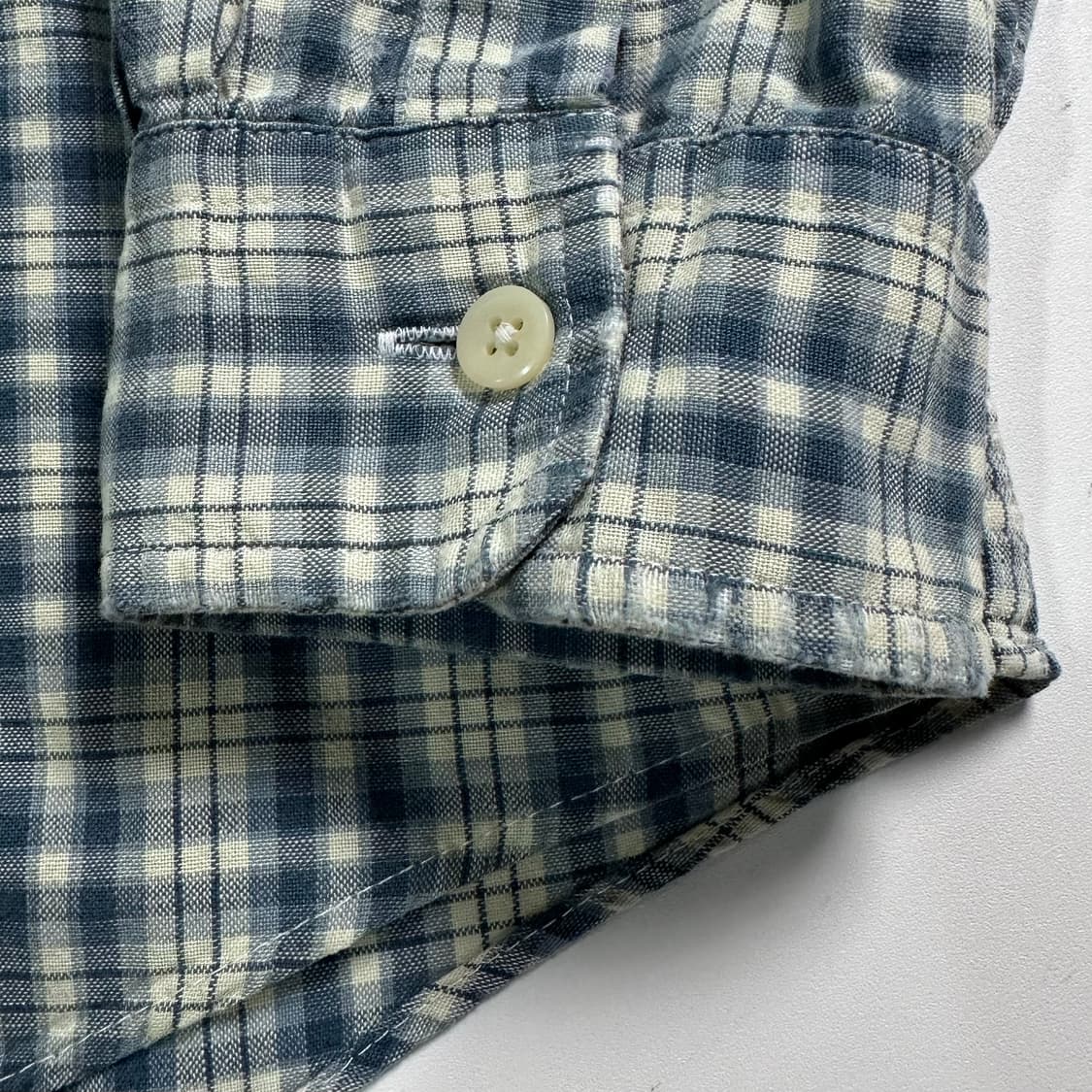 00s 폴로 블루 체크 셔츠 상품이미지6