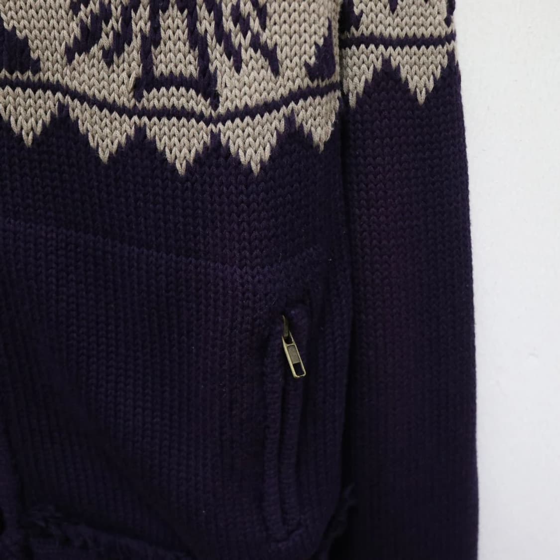 SPIRAL SPICE Y2K무드 그런지 니트 집업 63422 상품이미지8