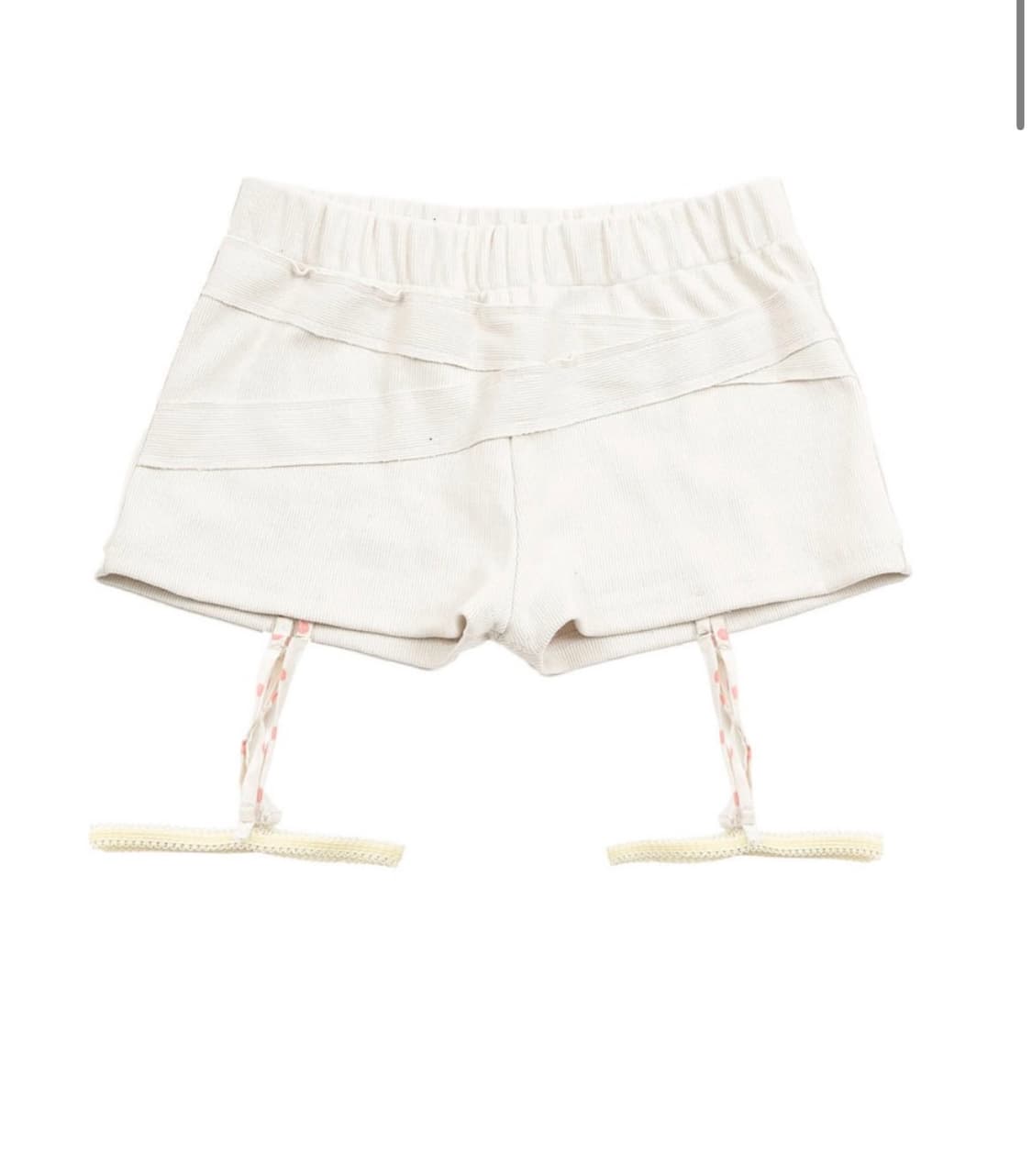 Bandage Garter Shorts BabyYellow 상품이미지1