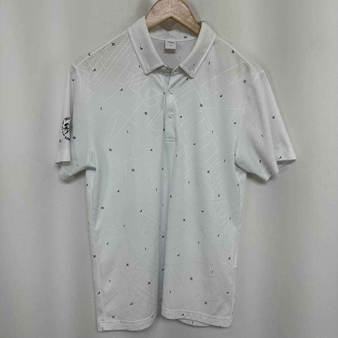 JDX 남자 골프 카라 반팔티 화이트 100 상품이미지1