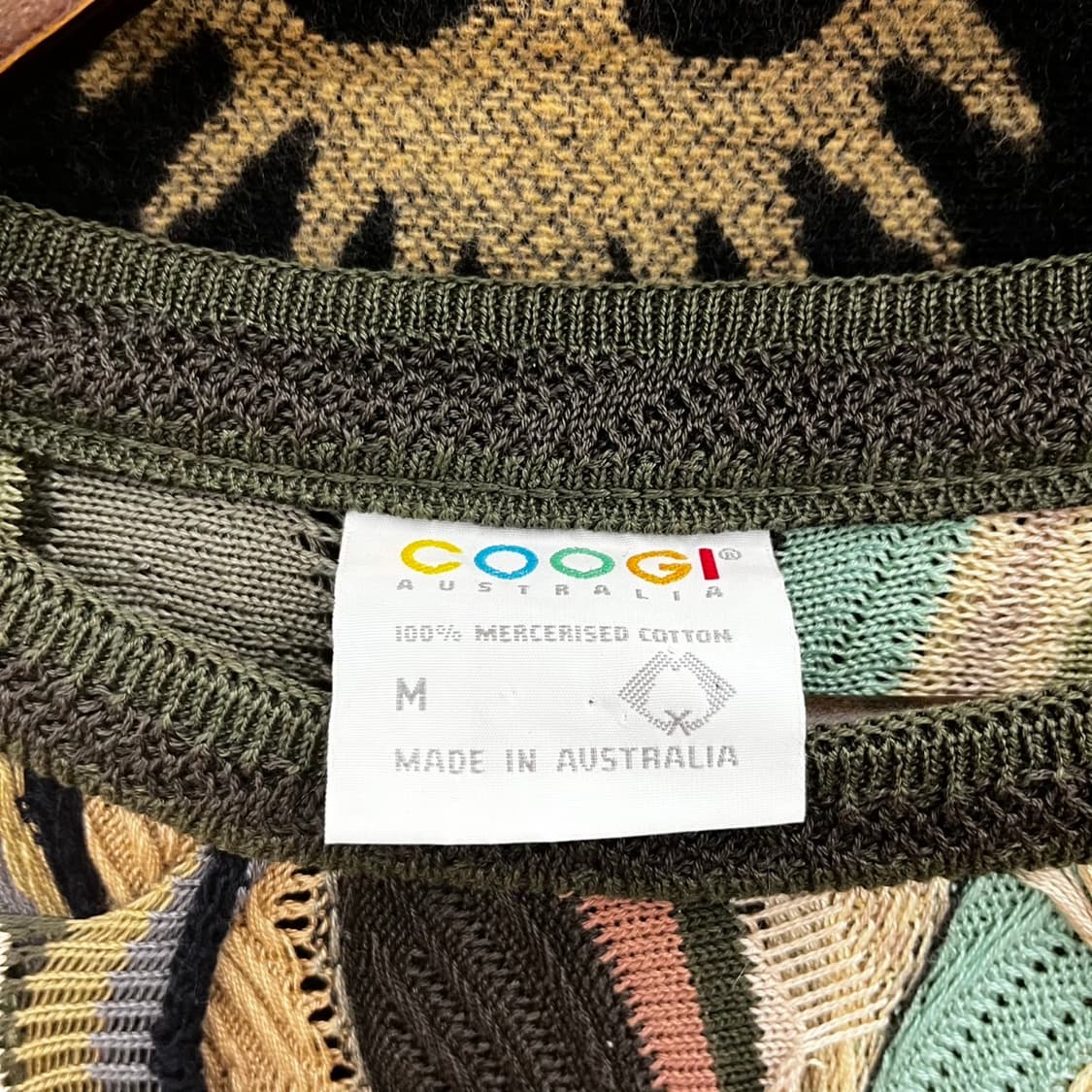 쿠지 90's 보헤미안 그런지 히피 케이블 뜨개 니트 K0129 상품이미지5