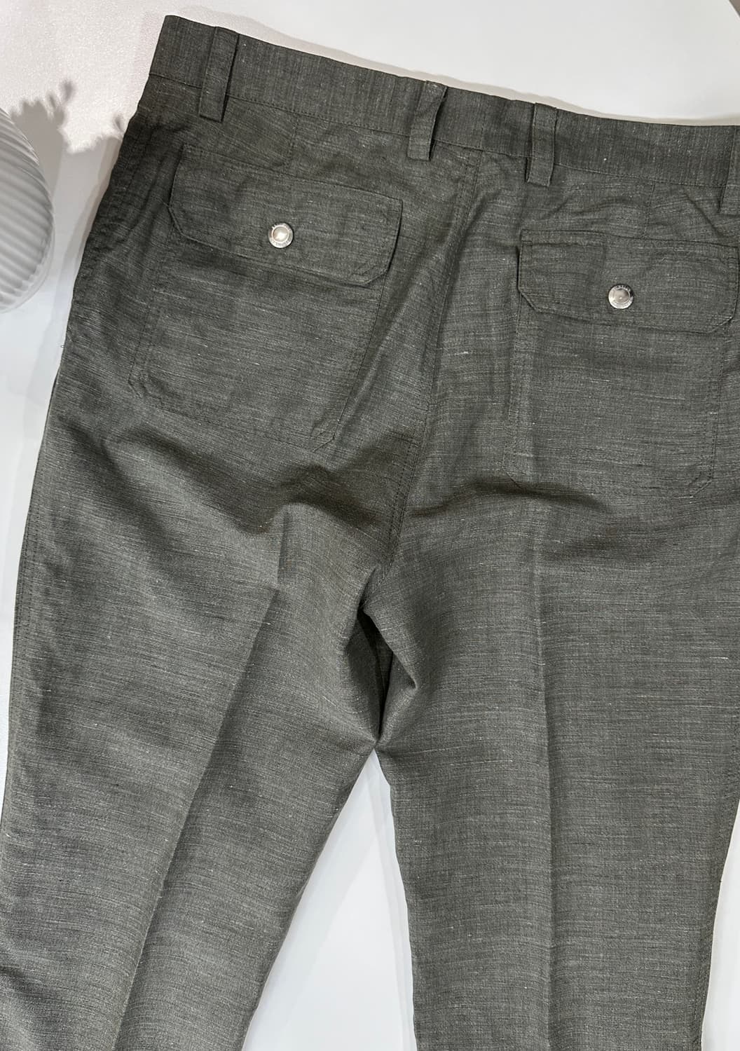 브루넬로 쿠치넬리 린넨 블렌드 버진울 팬츠 레저핏 슬랙스 상품이미지4