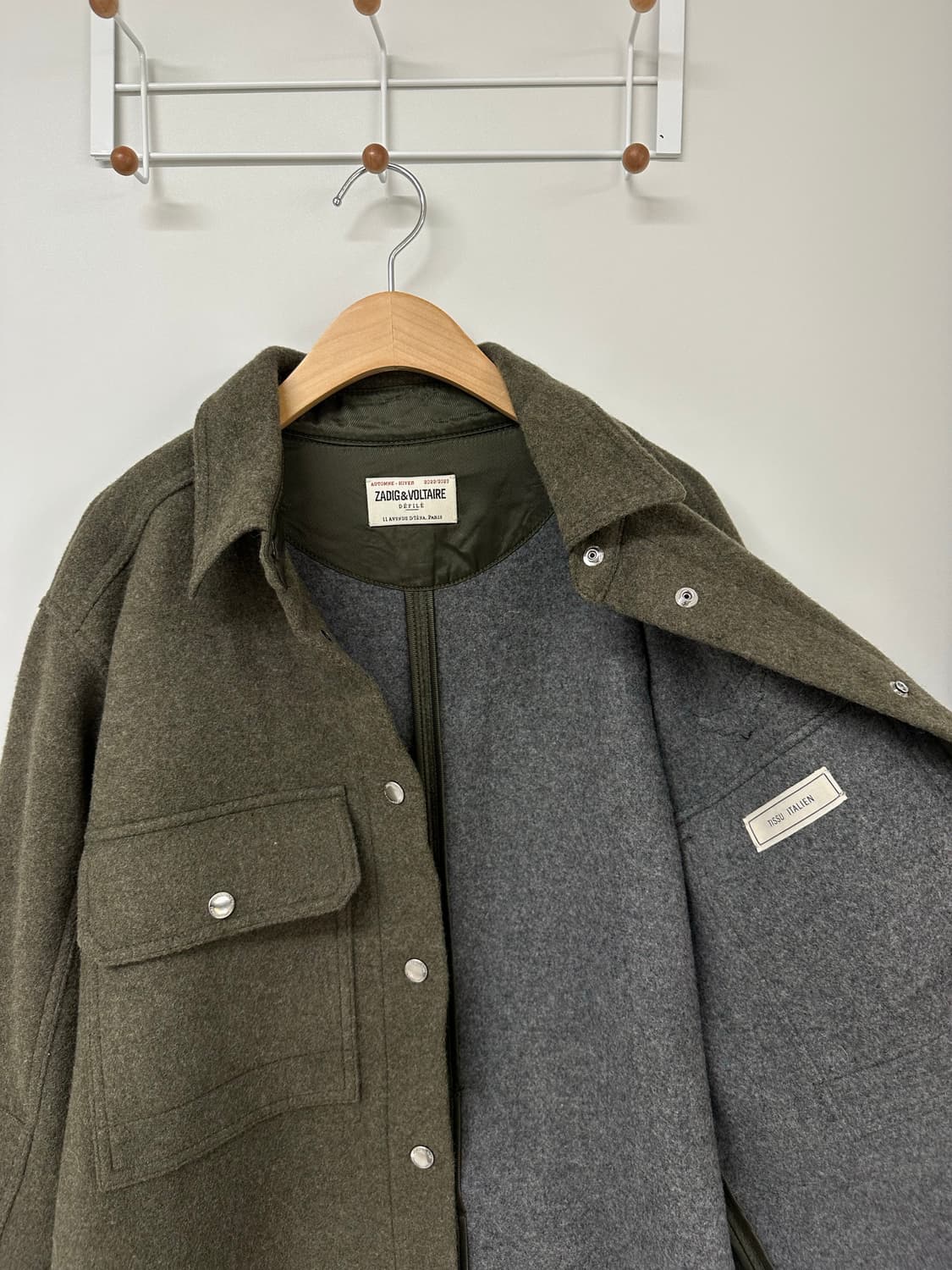 (작년구매) 자딕앤볼테르 벨티드 울 자켓 (55-66) 상품이미지9