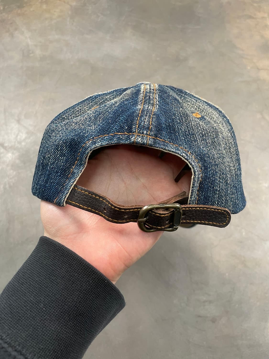 본더치 y2k 그런지 데님 캡 상품이미지5