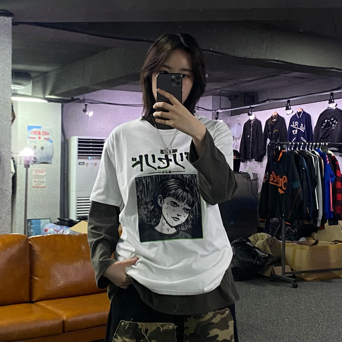 빈티지 이토준지 토미에 티셔츠 B2696 상품이미지1