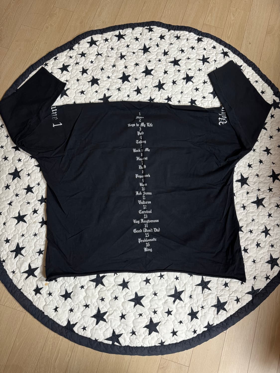 칸예 벌쳐스 1 트랙 리스트 롱슬리브 상품이미지3