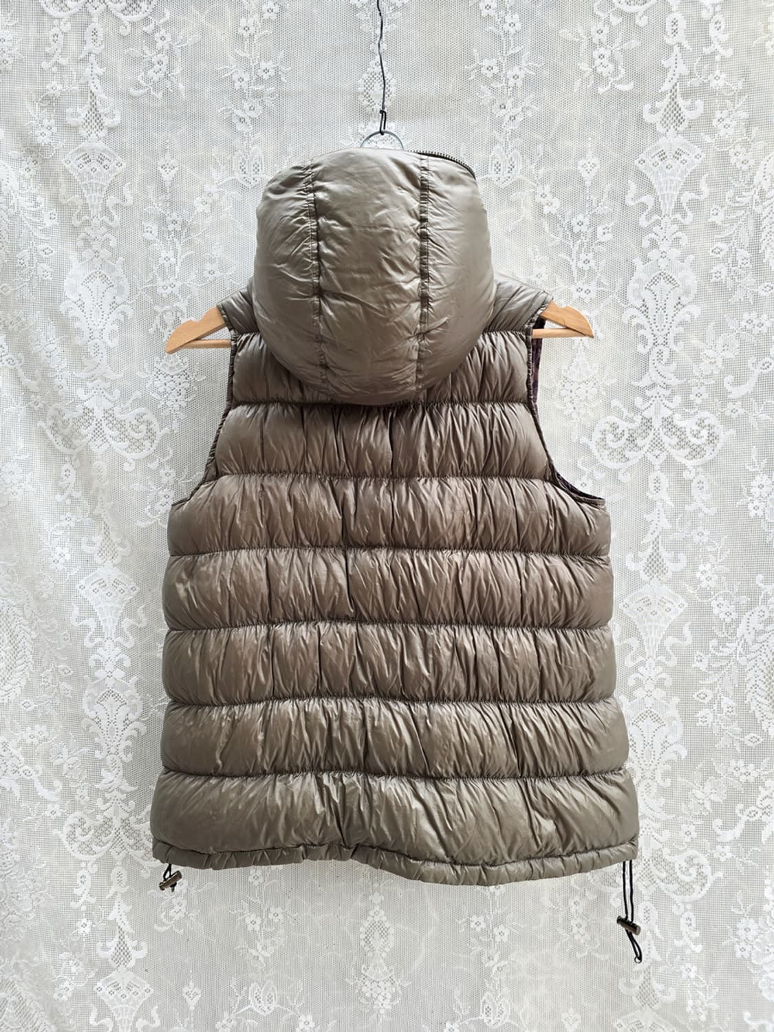 메종그레이 레오파드 양면 패딩 베스트 상품이미지4