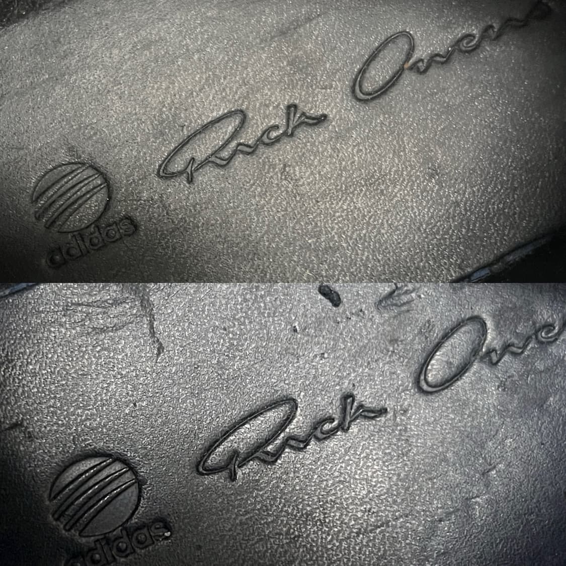 릭오웬스 아디다스 러너 레더 블랙 상품이미지6