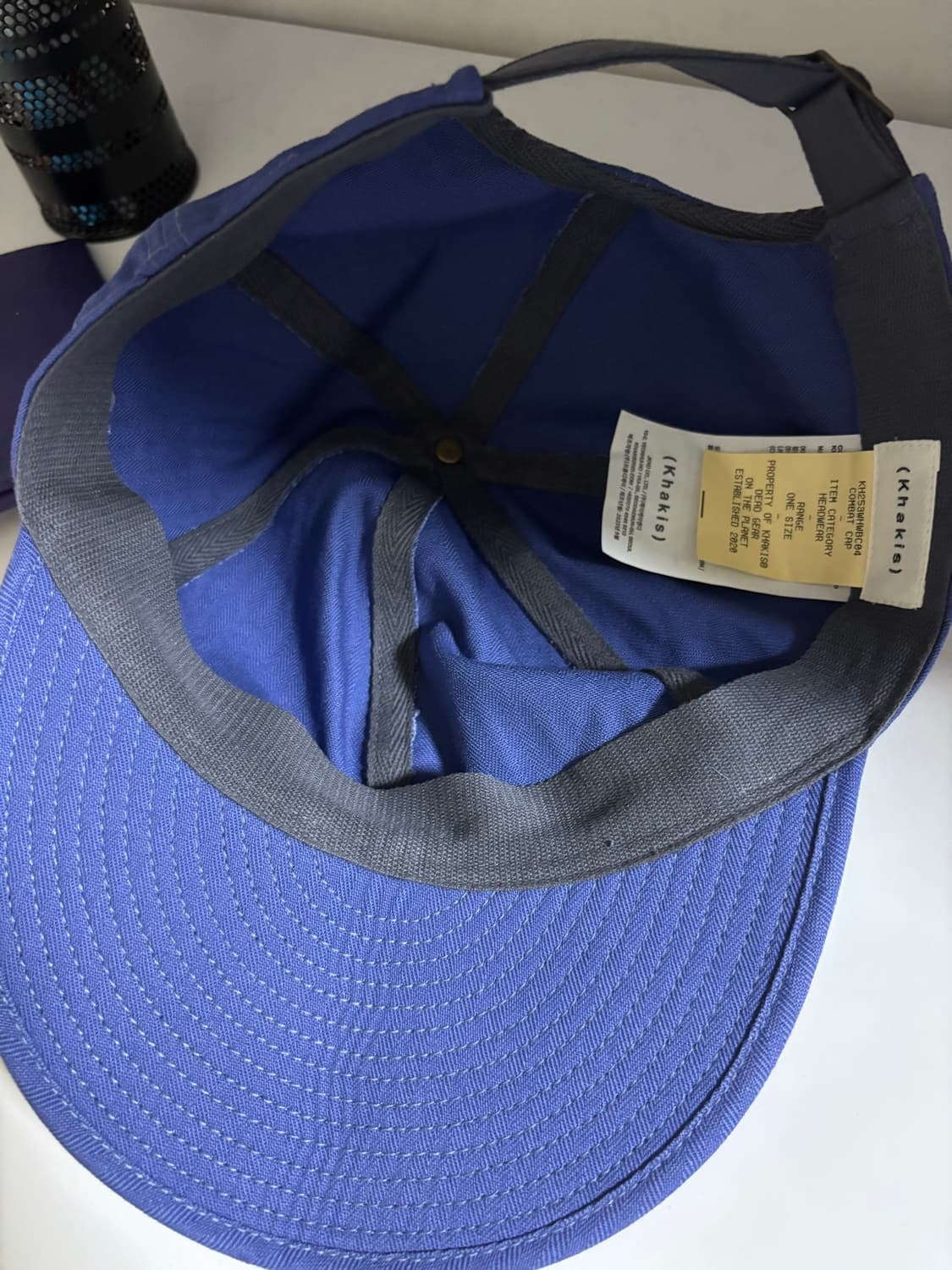 카키스 Combat Cap Faded Navy 상품이미지3