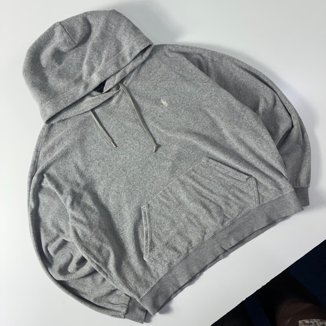 Polo  폴로 랄프로렌 자수 코튼 그레이 후드티 상품이미지2