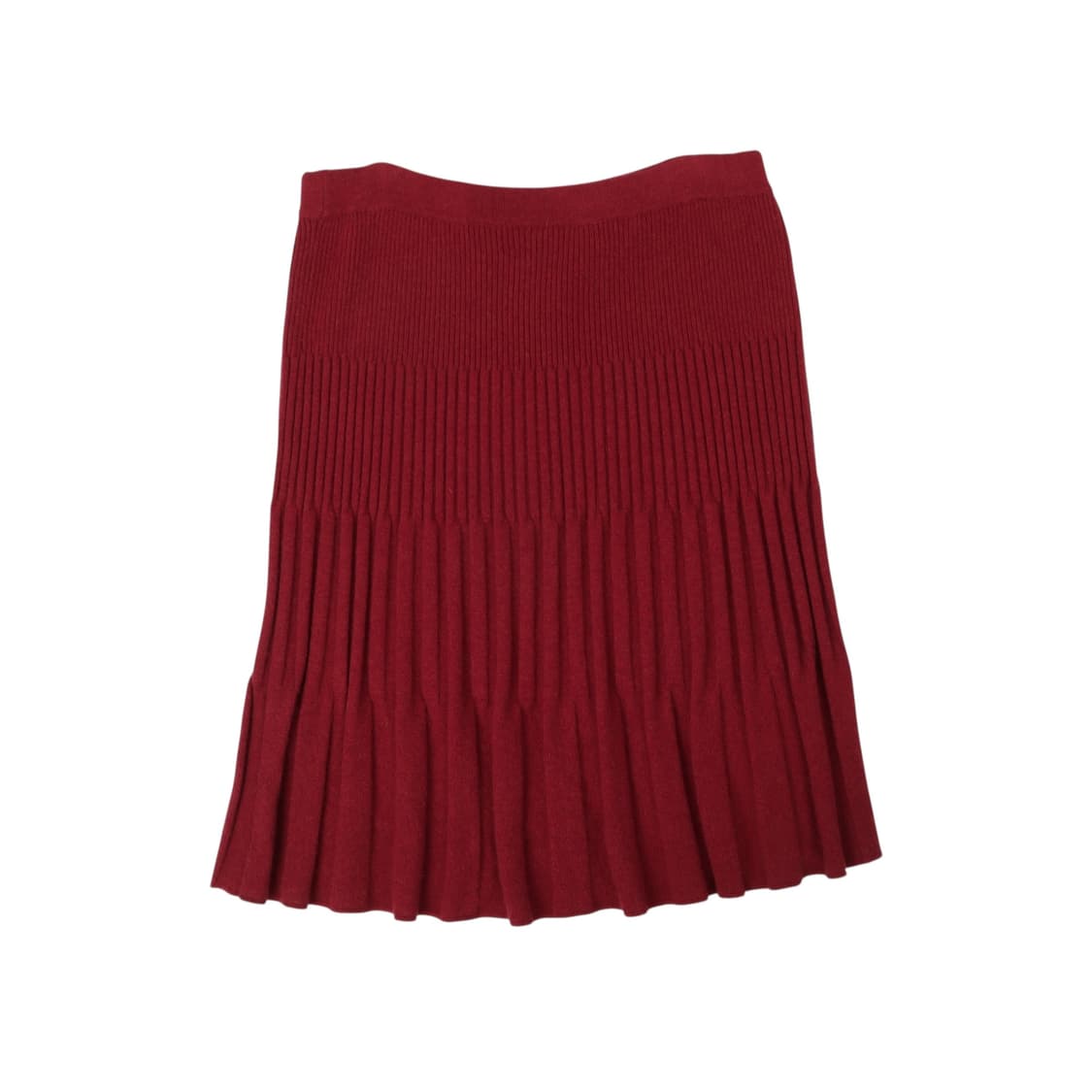 발렌티노 레드 캐시미어 니트 스커트 상품이미지4