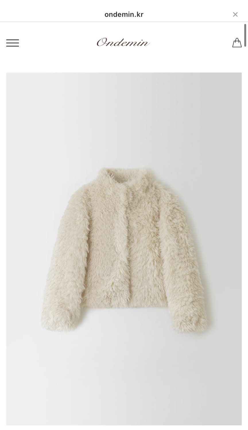 온드민 퍼자켓 상품이미지2
