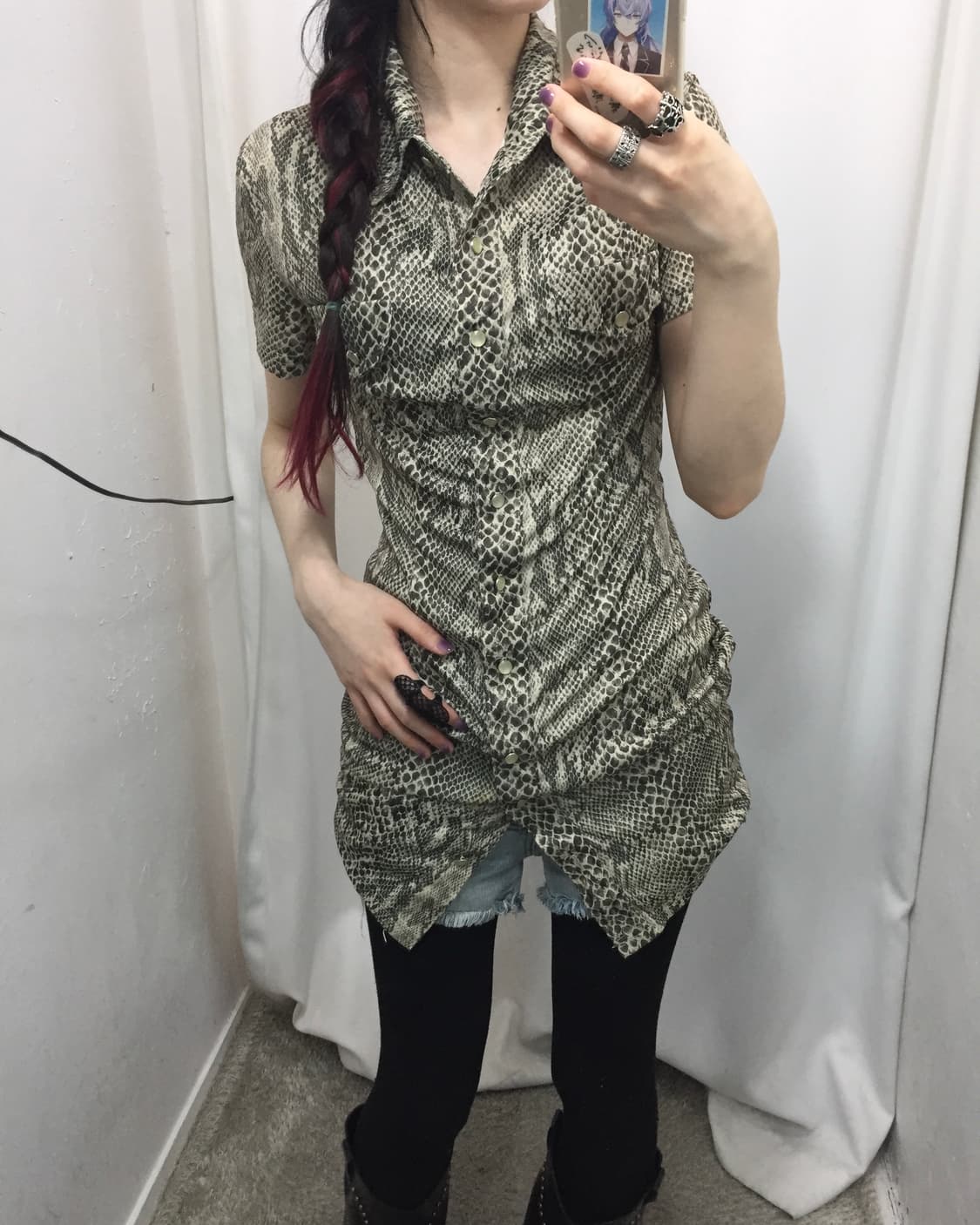 할리데이비슨 찡 핫팬츠 코디 🩶 상품이미지2