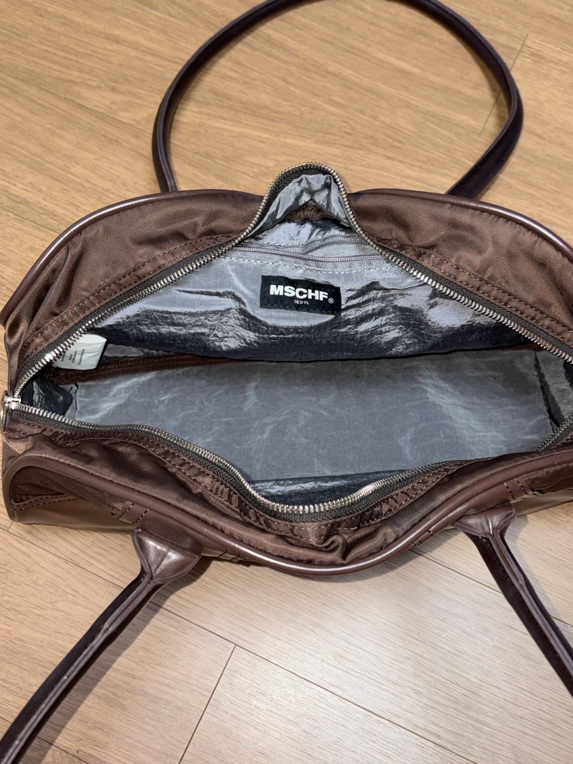 미스치프 콜 아웃 볼링백 브라운 상품이미지5