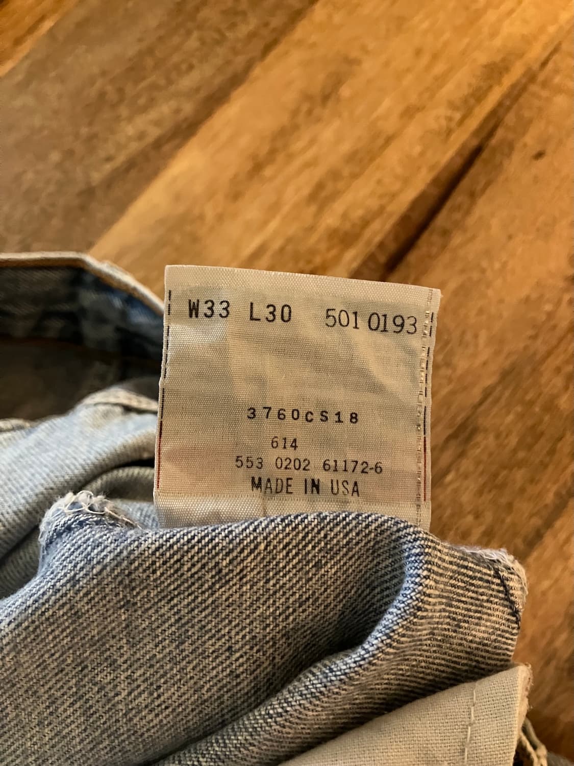 00s USA 빈티지 리바이스 501 데님 팬츠 상품이미지10