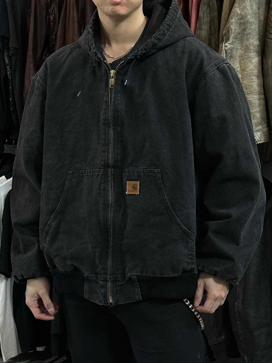 OG 칼하트 J130 액티브 자켓 칼하트 BLK 아이유 상품이미지10