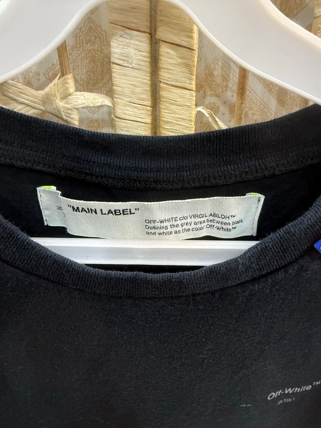 95 정품 오프화이트 언피니쉬드 반팔 팝니다 상품이미지2