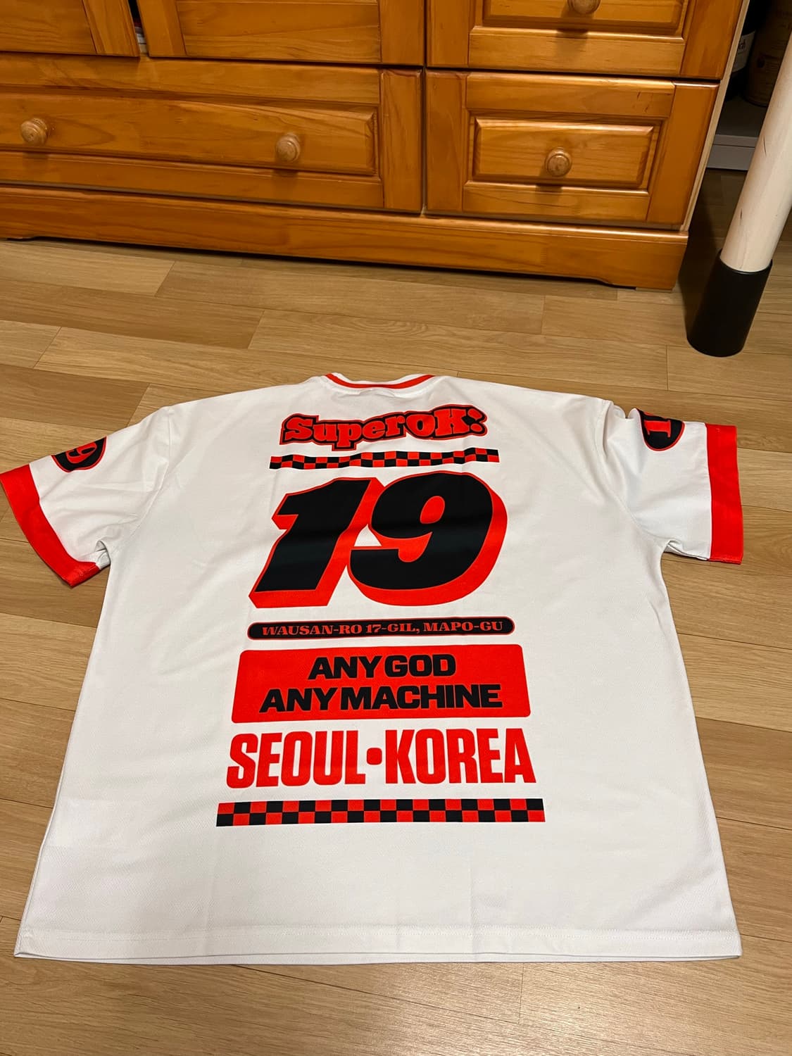 데우스 레이싱 티셔츠 L 상품이미지2