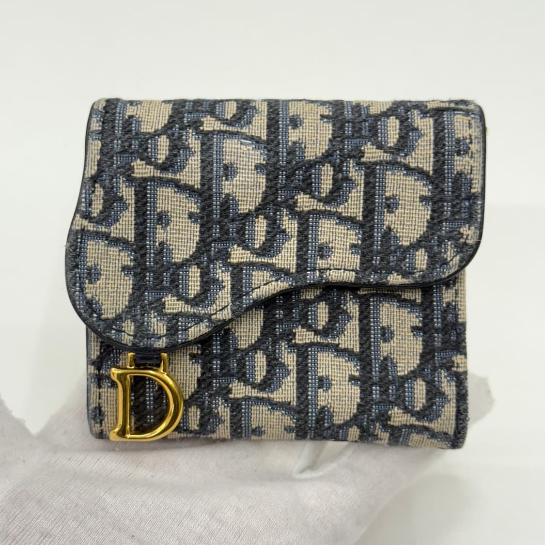 [OS] 디올 오블리크 새들 로투스 반지갑 상품이미지3