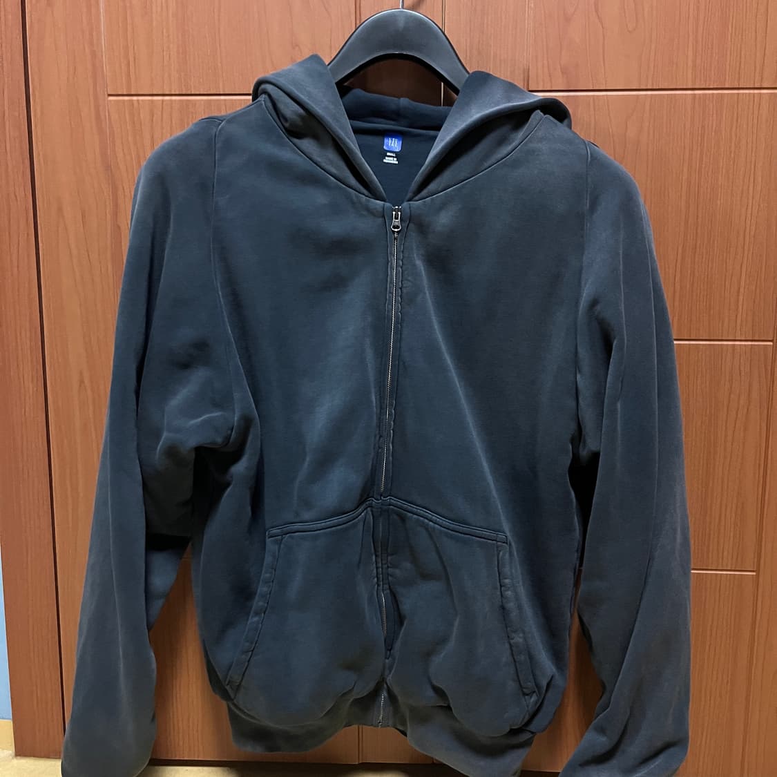 이지갭 포에틱 블랙 후드집업 S 상품이미지2