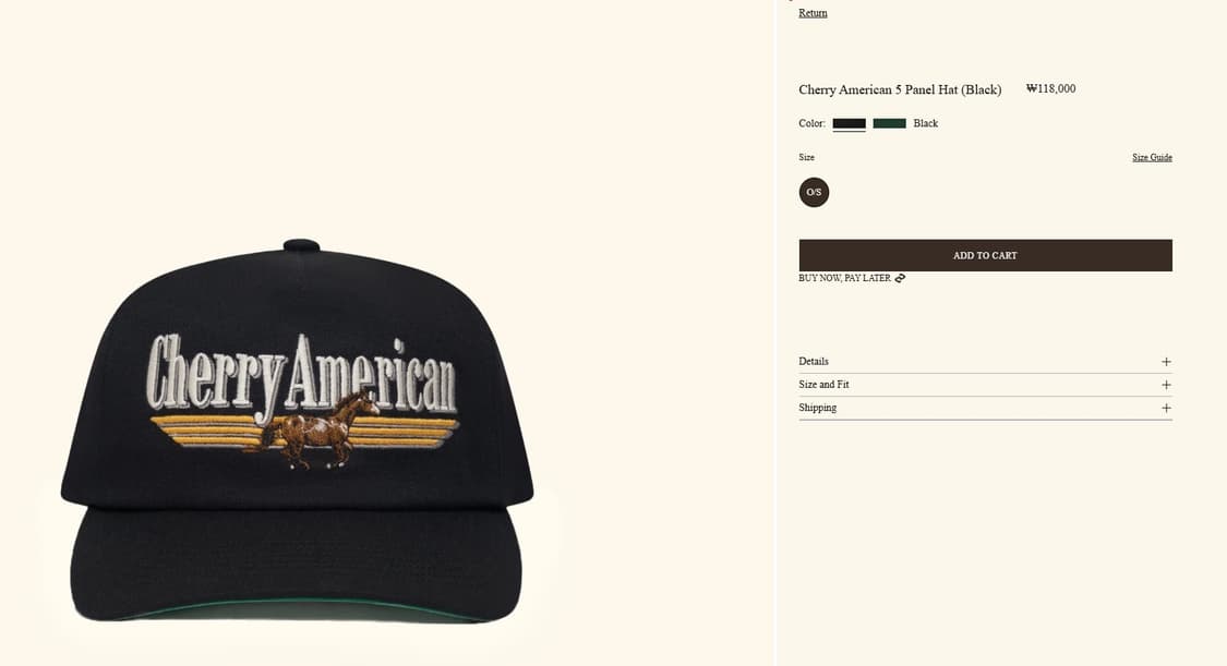 cherryla 아메리칸 볼캡 상품이미지1