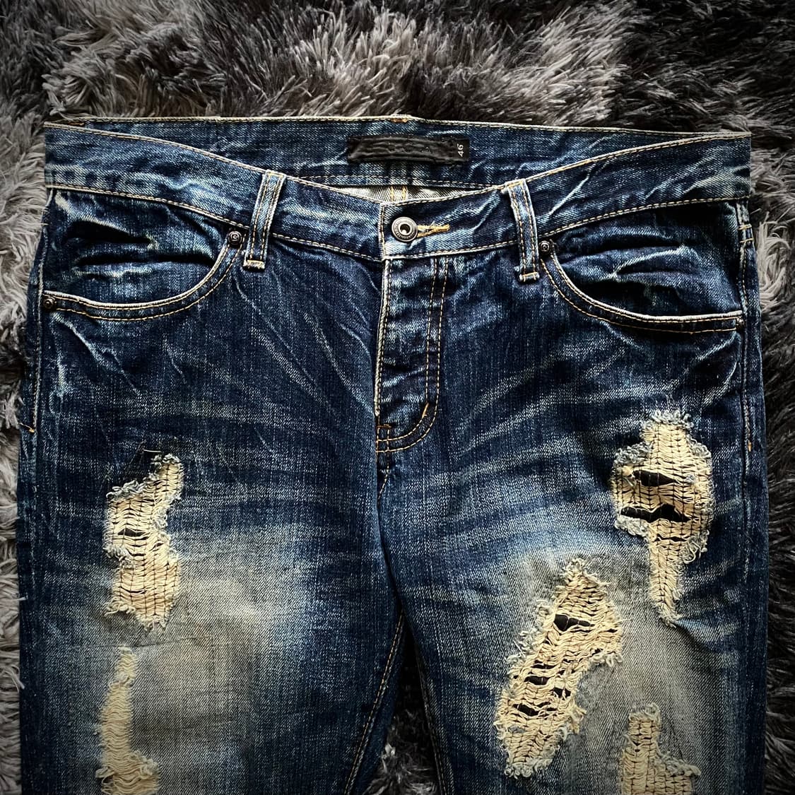 Fuga Distressed Bootcut Pants 상품이미지2
