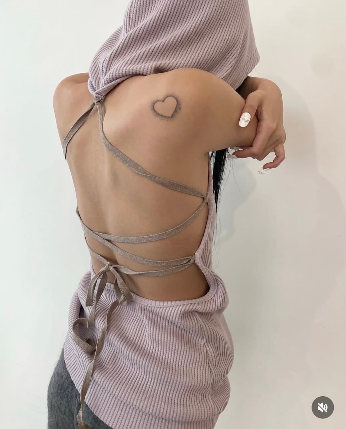 샵페어리 (라벤더) 와플 홀터넥 후디 상품이미지1