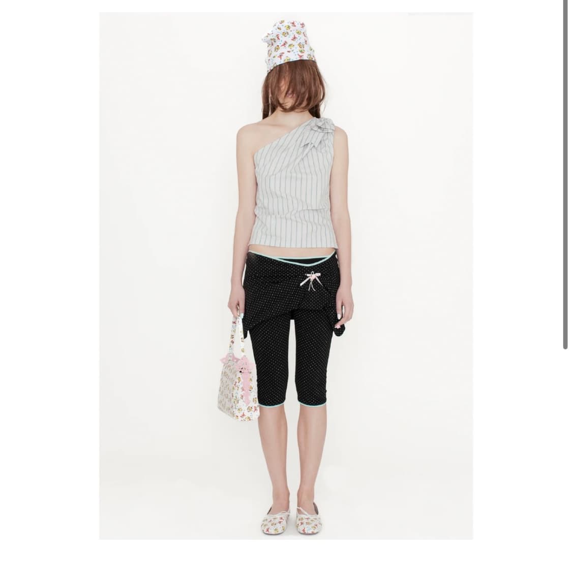 [S] 애슐리윌리엄스 폴카닷 스내피 쇼츠 상품이미지4