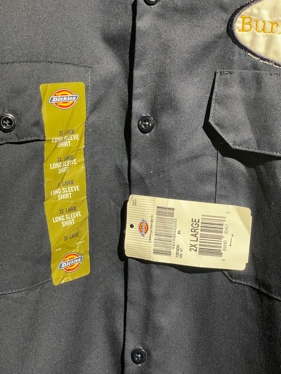 디키즈 네이비 워크셔츠 2XL 상품이미지4