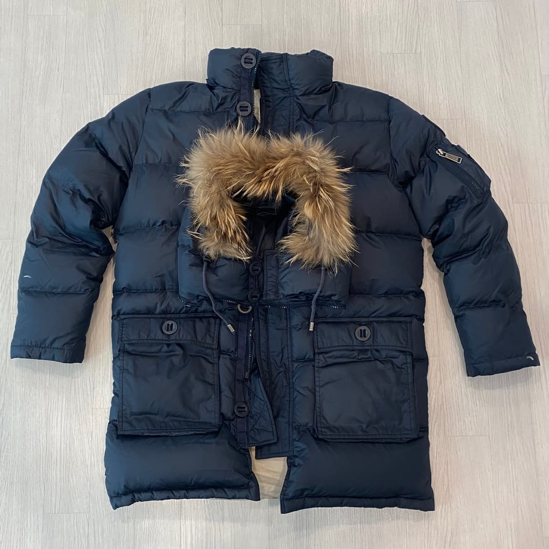 스노우피크 펄 덕 다운 패딩 네이비 95 상품이미지2