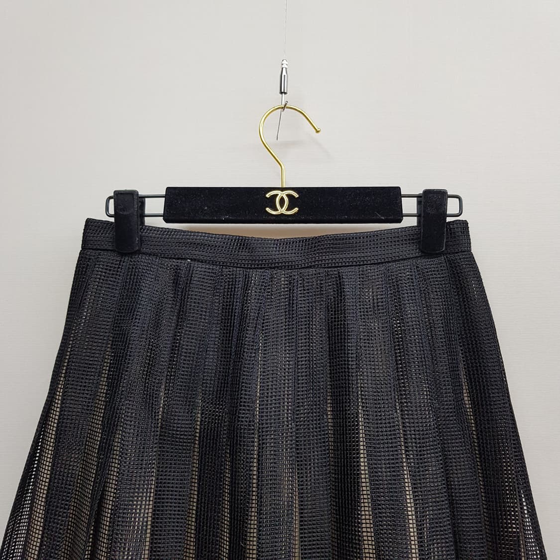 ORR 오르 2021 메쉬 레이어드 플리츠 롱 스커트 S사이즈 상품이미지2