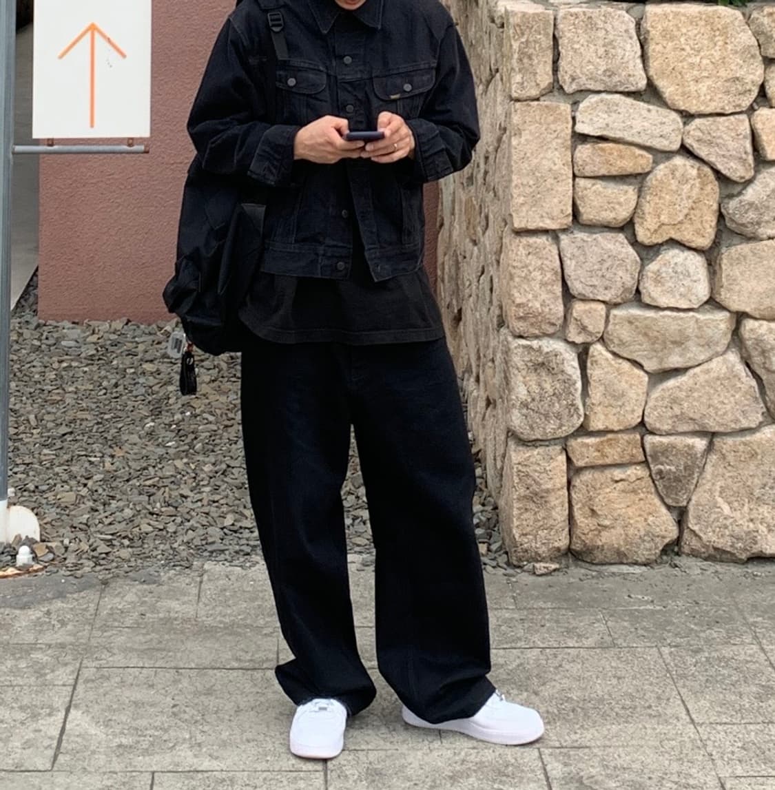 [M] 발렌시아가 배기진 배기팬츠 데님 블랙 판매합니다 상품이미지2