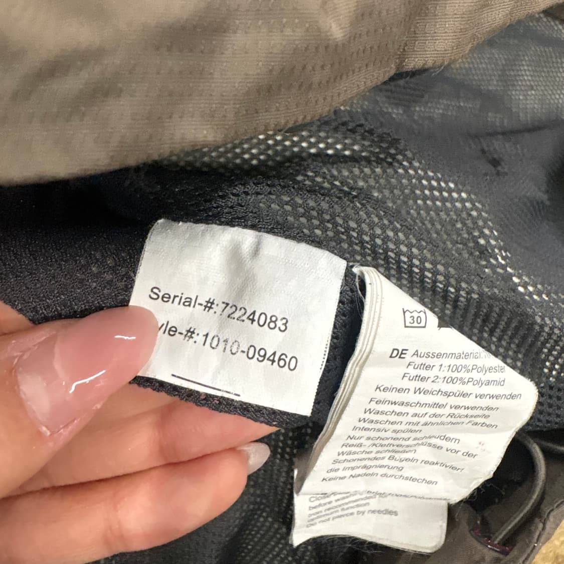 [정품/M] 마무트 바람막이 자켓 b16 상품이미지6