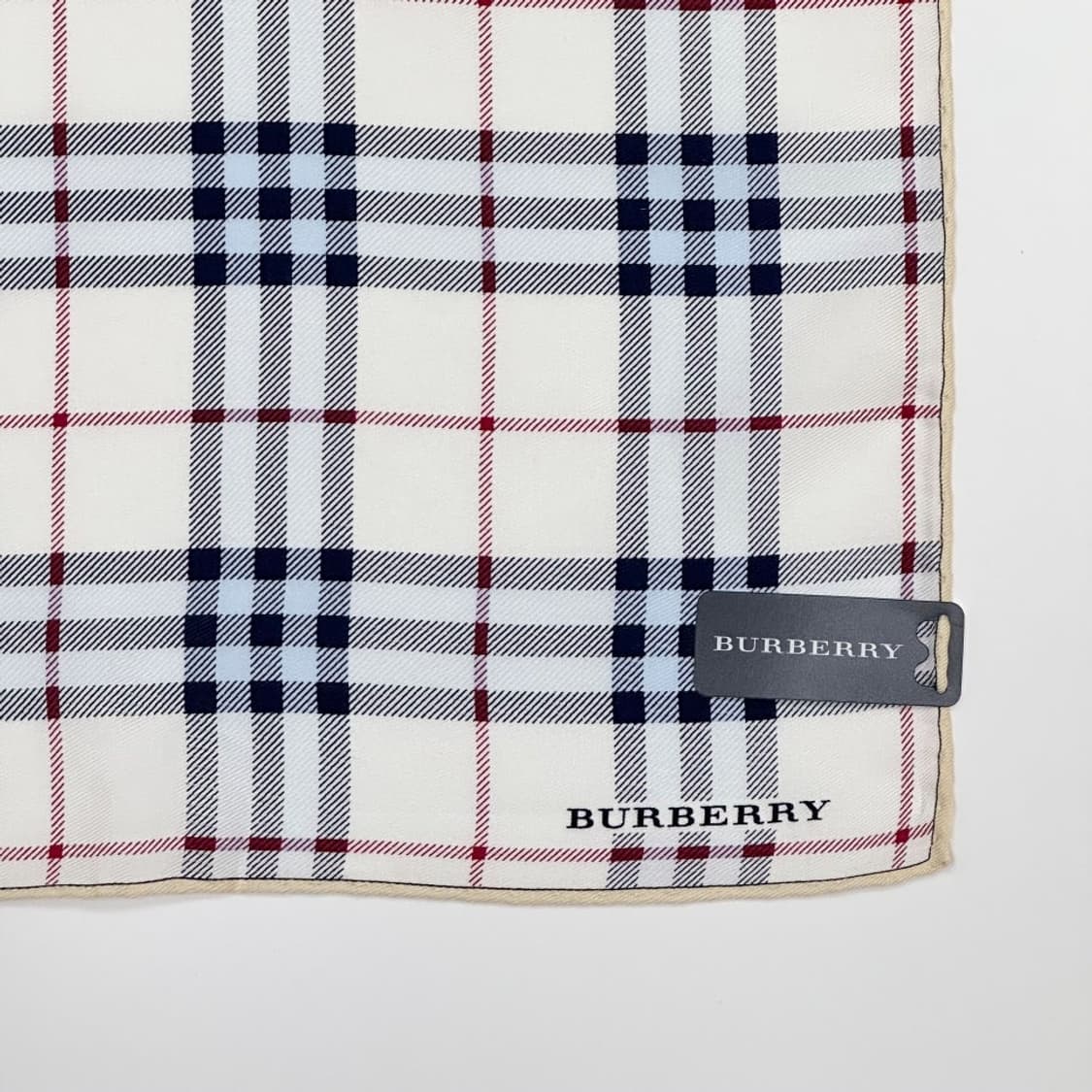 (새상품) burberry /버버리 실크혼방 쁘띠스카프 상품이미지4