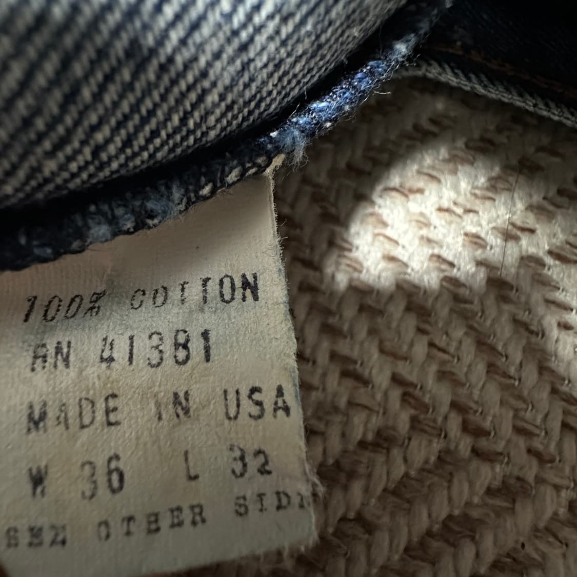 POLO RALPH LAUREN 90's usa made denim 상품이미지4